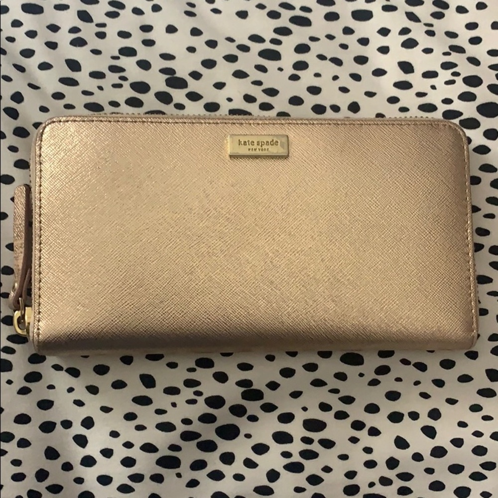 Kate Spade Rose Gold Wallet